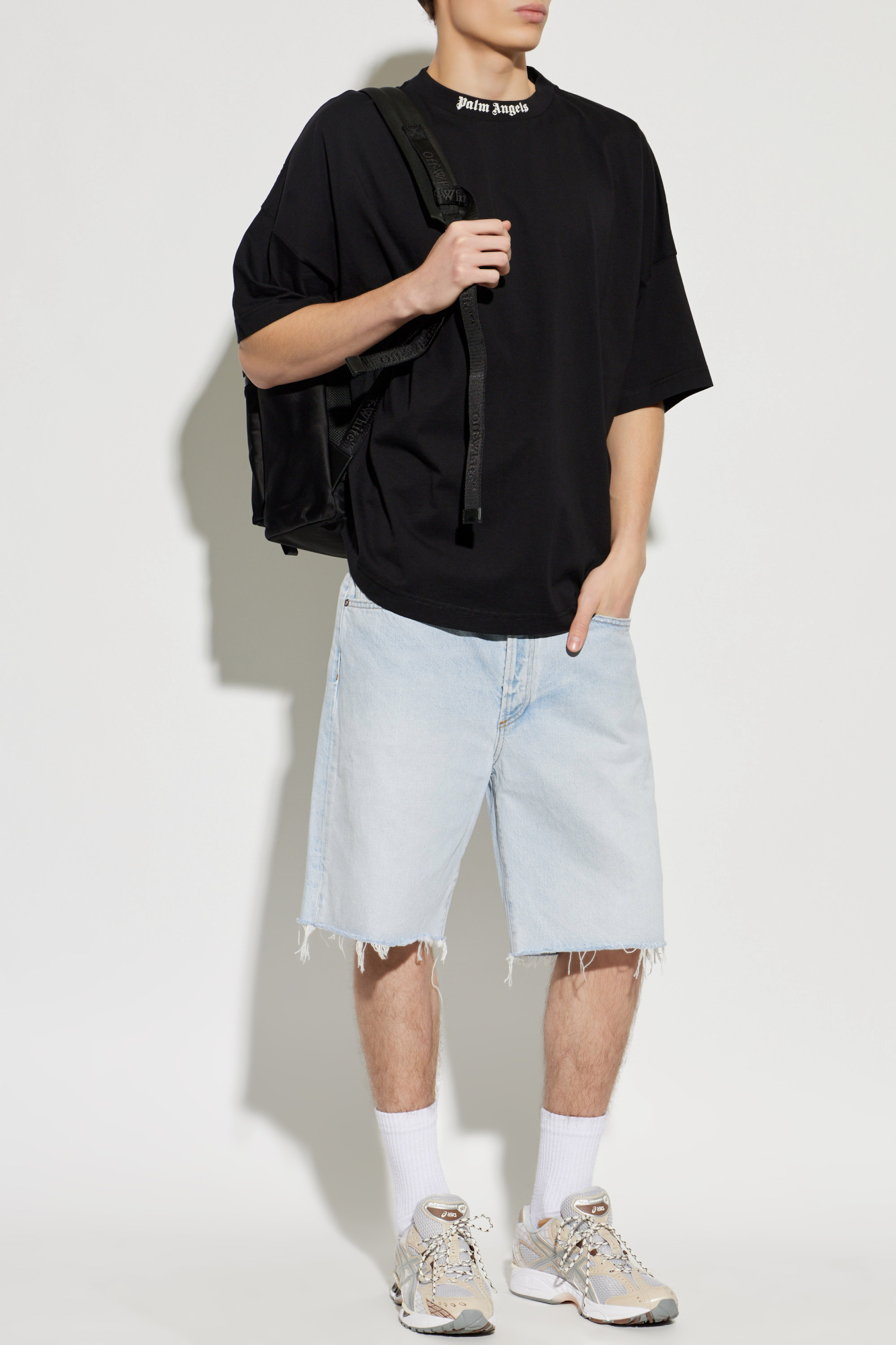 Palm Angels T-shirt with printed logo | Men's | Vitkac